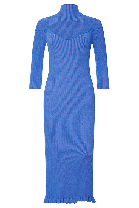 MATHILDA KNIT CUT OUT DRESS ULTRAMAR-PARADI BLUE 1