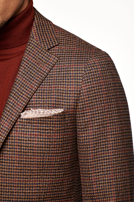 MID BROWN HOUNDSTOOTH HAVANA BLAZER 4