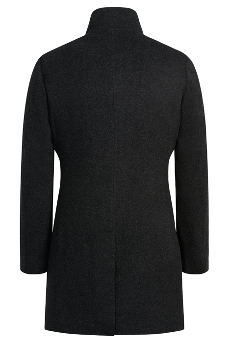 DARK GREY PADDED OVERCOAT 8