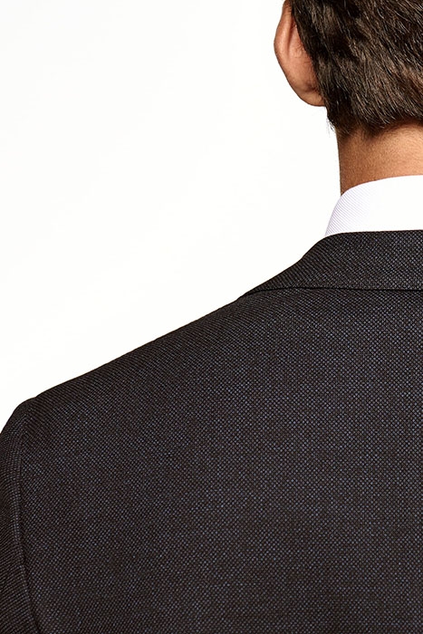 NAVY BIRD'S EYE HAVANA BLAZER 7