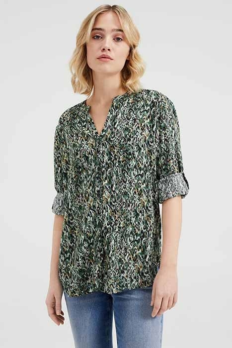 LADIES BLOUSE WITH PATTERN MULTI-COLOURED 2