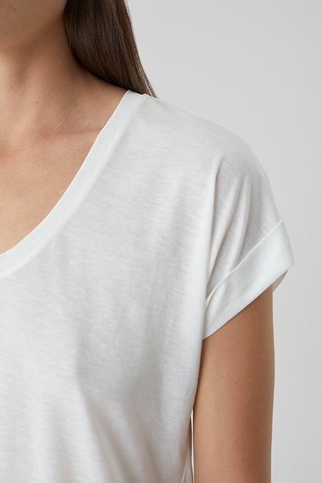 T-SHIRT SOFT V T-SHIRTS IVORY 4