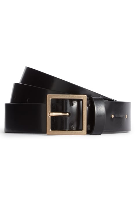 MILA BELT BLACK/WARM BRASS 2