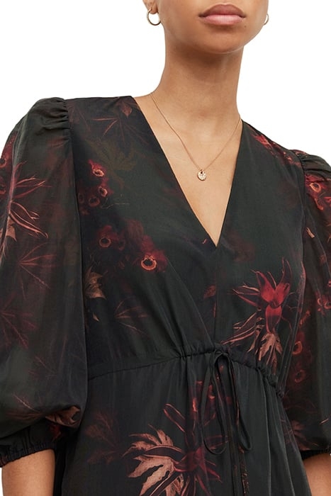 ROSI NILA DRESS DARK KHAKI GREEN 4