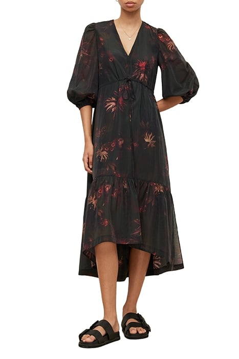 ROSI NILA DRESS DARK KHAKI GREEN 3