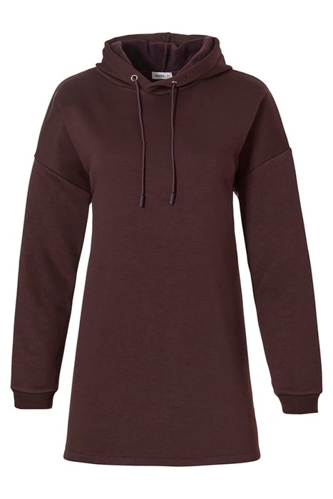 LW OVER HOODIE/SWEATER LENA RELAX LOUNG AUBERGINE 1