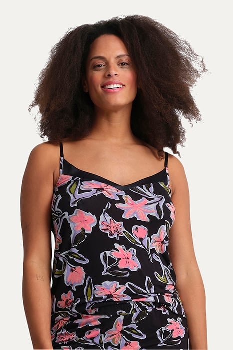 NW TOP CAMISOLE MADISON PAINTED FLOWER ACID FLOWERS 2