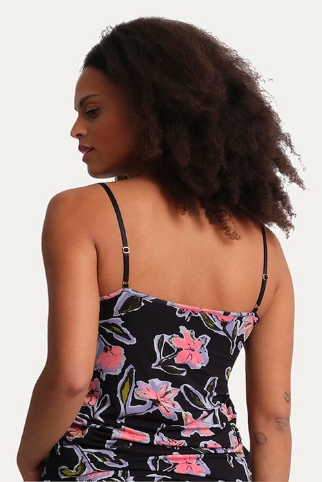 NW TOP CAMISOLE MADISON PAINTED FLOWER ACID FLOWERS 3