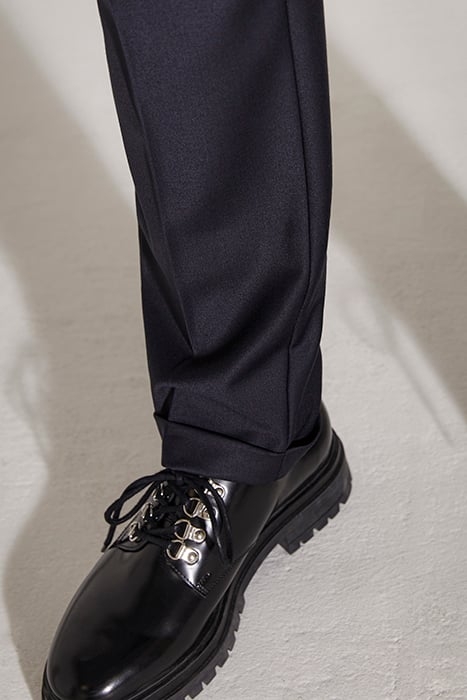 NAVY FLANNEL JOGGERS 5