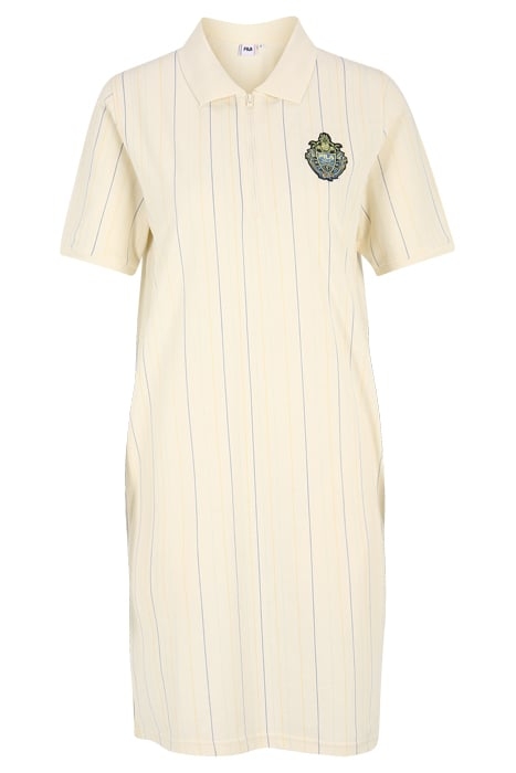 TREPLIN STRIPED POLO DRESS ANTIQUE WHITE/MULTICOLOR IRREGULA 1