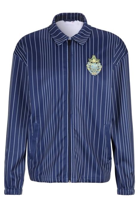 TAARSTEDT STRIPED TRACK JACKET MEDIEVAL BLUE/ANTIQUE WHITE I 1