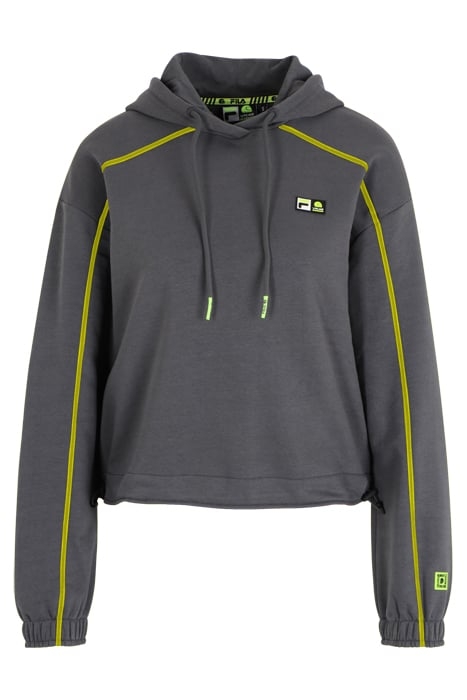 C64 CROPPED HOODY IRON GATE 1