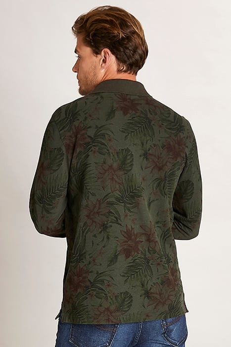 OXF AOP CF OXFORD PIQ LS GREEN 3