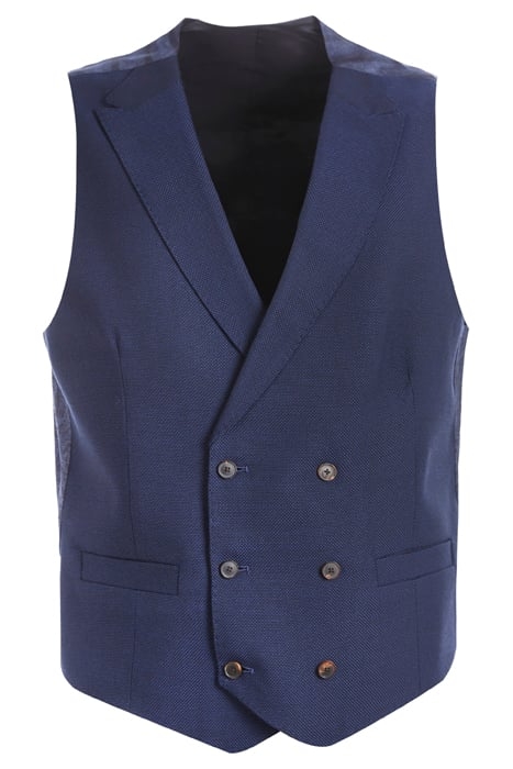 DBL BREASTED GILET BLUE 1