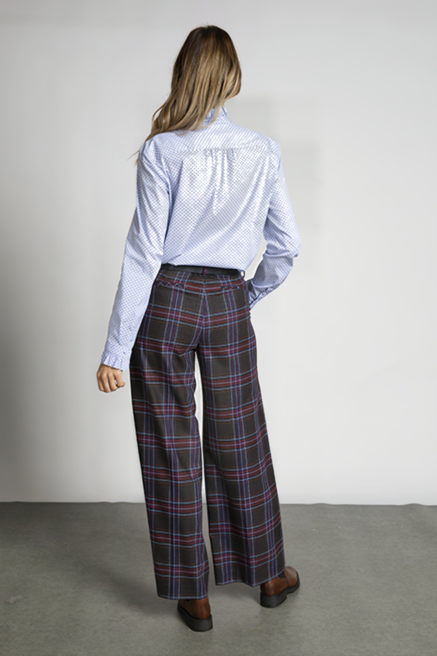 CLASSIC PANT WIDE LEG BROWN 3