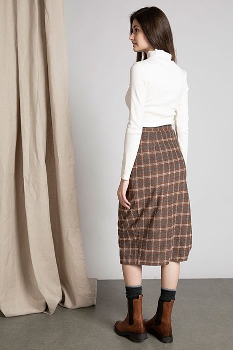 MIDIROK IN BROWN 3