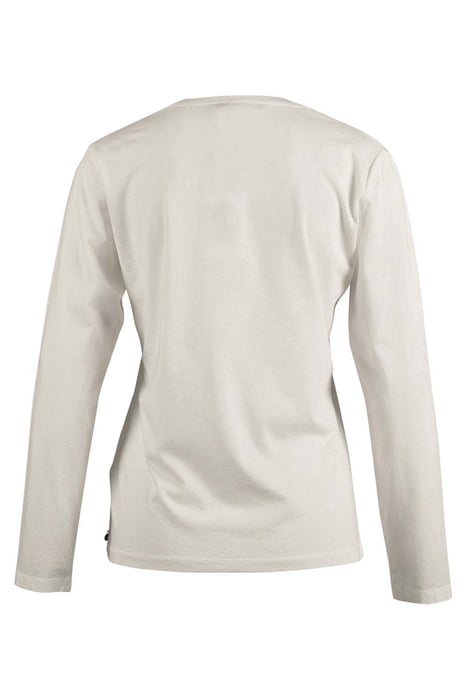 CREW NECK TEE LS + DECO WHITE 2