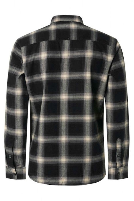 SHIRT CHECK RESPONSIBLE CHOICE COTTON BLACK 6