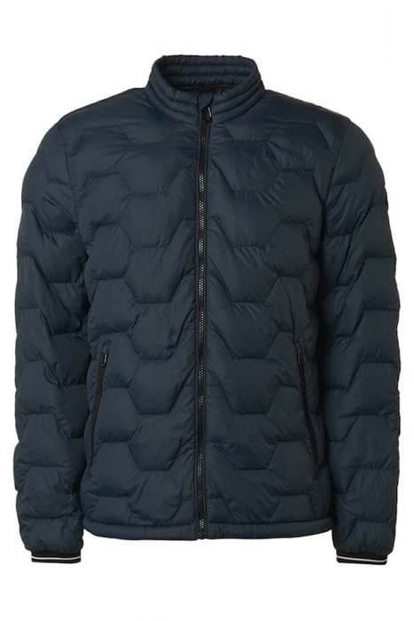 JACKET SHORT FIT PADDED CARBON BLUE 1