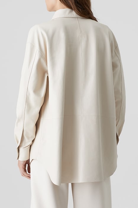 CLOSED WOMEN LEATHER SHIRT SHIRTS & BLOUSES NUDE 2