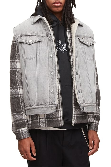 KAIMUKI SLEEVELESS J WASHED GREY 1