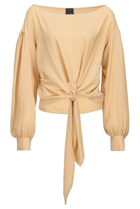 BOVOLONE BLUSA CREPE DE CHINE MATT ALMOND 6