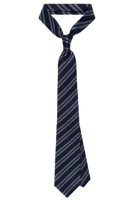NAVY STRIPES TIE 1