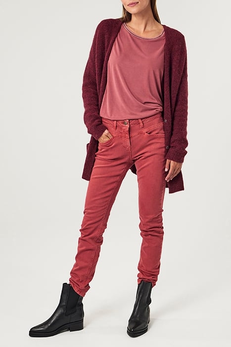 TROUSERS BURNT BRICK 1