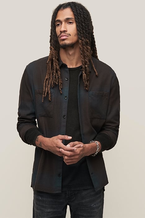 COLE REGULAR FIT L/S SHIRT COSMOS BLUE 1