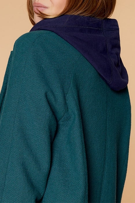 DECLAN - COAT WITH REMOVABLE FLEECE HOOD CHLOROPHYLL 5