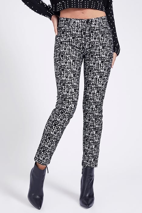 1981 SKINNY DISTRESSED TARTAN BL 1