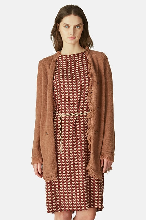 BOUCLÉ CARDIGAN BEIGE 2