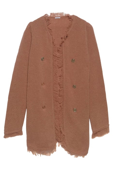 BOUCLÉ CARDIGAN BEIGE 1