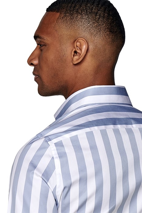 BLUE STRIPED EXTRA SLIM FIT SHIRT 5