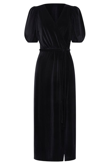 SULA VELVET MIDI DRESS BLACK 4