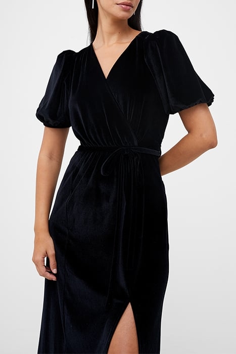 SULA VELVET MIDI DRESS BLACK 3