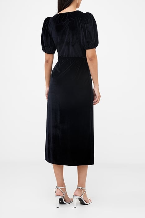 SULA VELVET MIDI DRESS BLACK 2