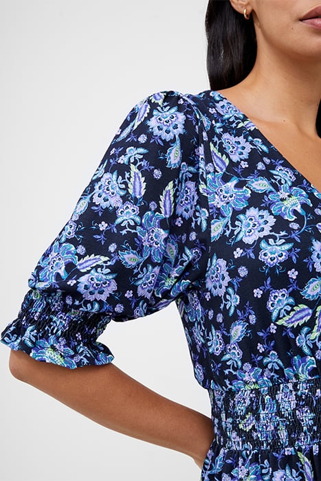 MEADOW JRSY GLORIA 3/4 SLEEVE INDIGO MULTI 5