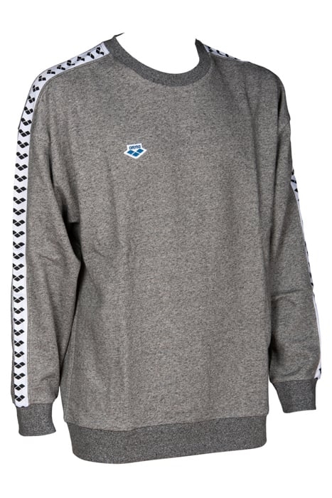 SWEAT TEAM OVERSIZE DARK GREY MELANGE WHITE BL 8