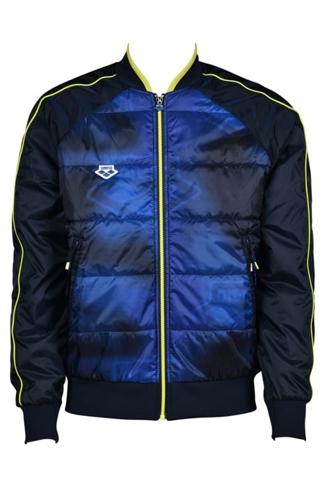 QUILTED BOMBER TEAM SPACE BLUE MULTI SPACE BLU 1