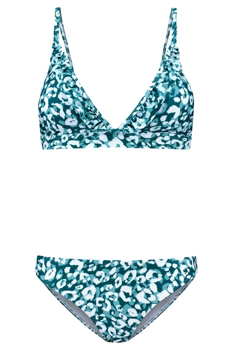 BEAU BIKINI SET LUSH LEOPARD COOL PINE GREEN COOL PINE GREEN 1