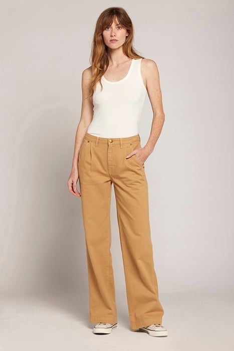 THE POSTMAN WIDE LEG CARAMEL 1
