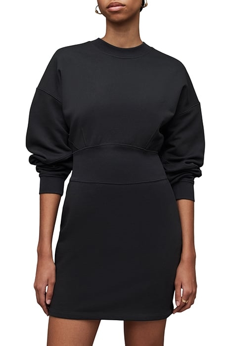 CARISA SWEATER DRESS WASHED BLACK 1