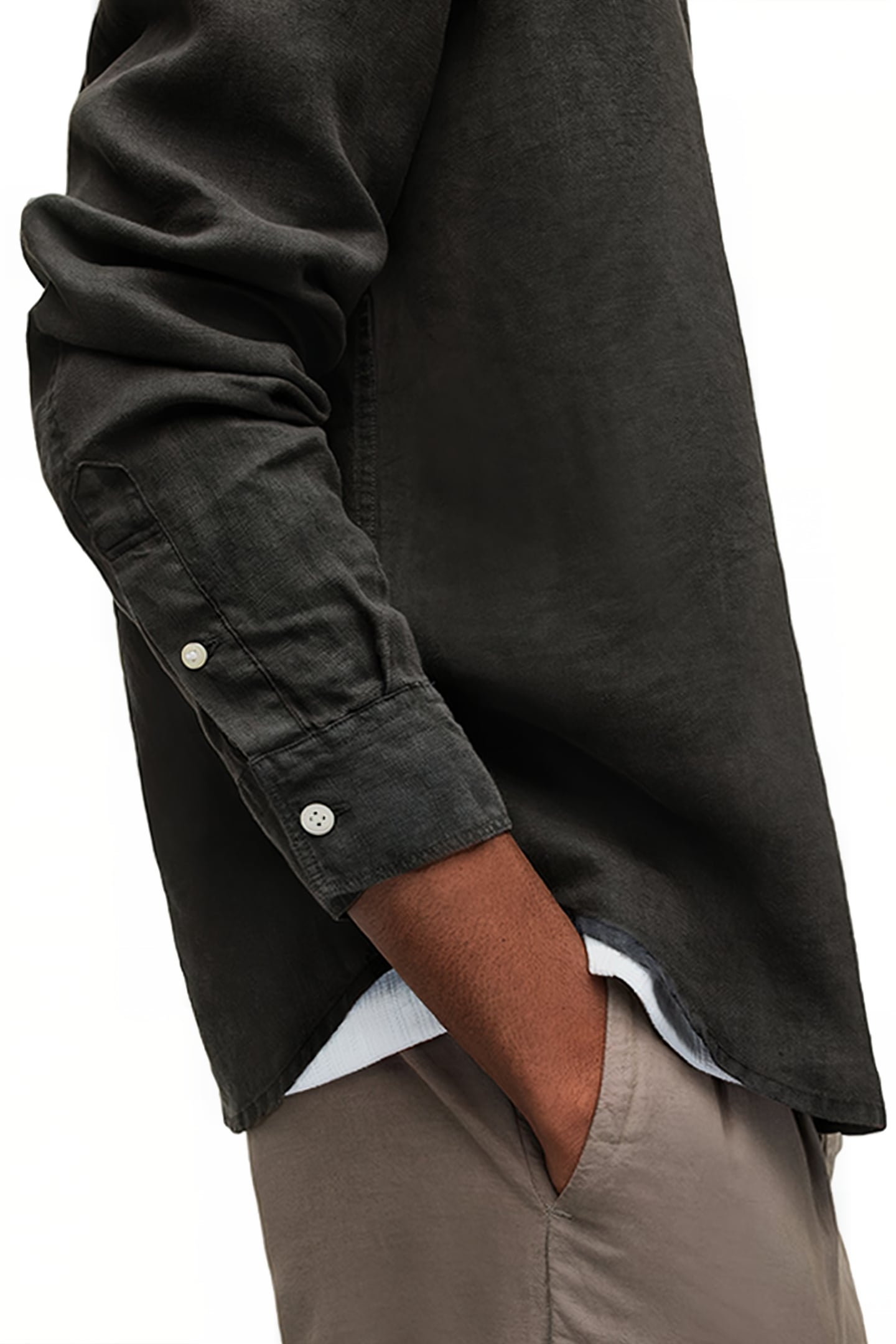 CYPRESS LS SHIRT WASHED BLACK 6