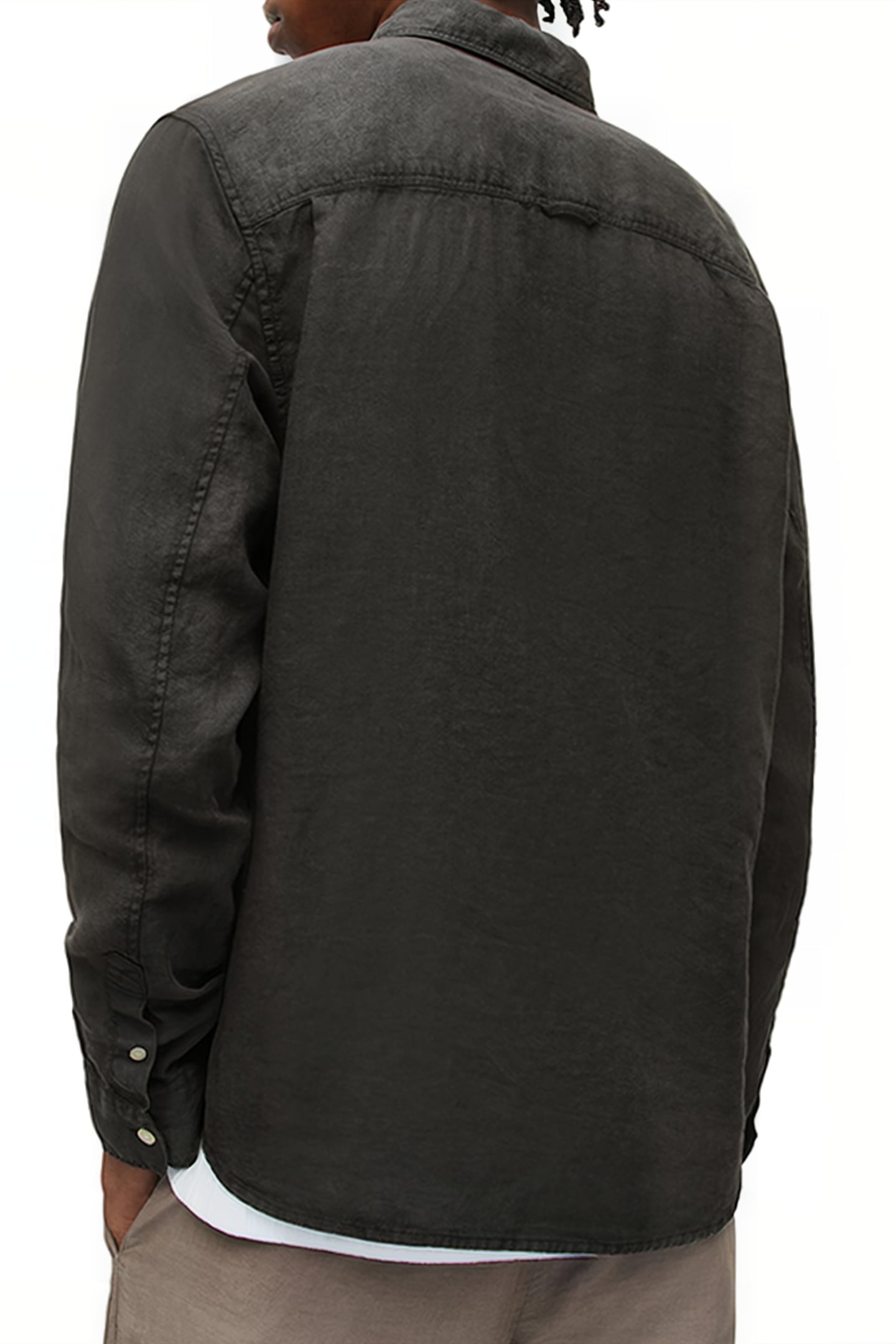 CYPRESS LS SHIRT WASHED BLACK 2
