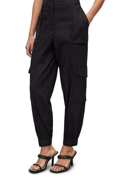 FRIEDA LINEN TROUSER BLACK 1