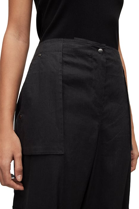 FRIEDA LINEN TROUSER BLACK 6