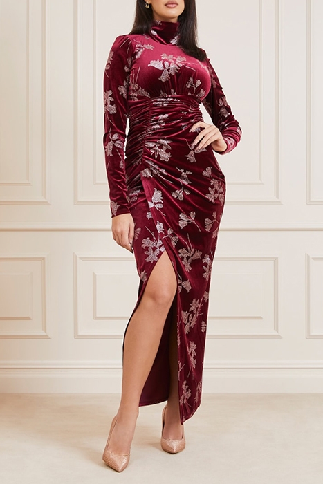 ANGELICA TABITHA MAX PURPLE PETAL WITH MAXI DRESS 1