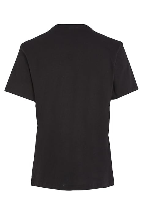 CALVIN KLEIN STANDARD FIT T-SHIRT WOMEN, BLACK 4