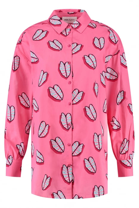 BLOUSE - LEAF IT PINK 6